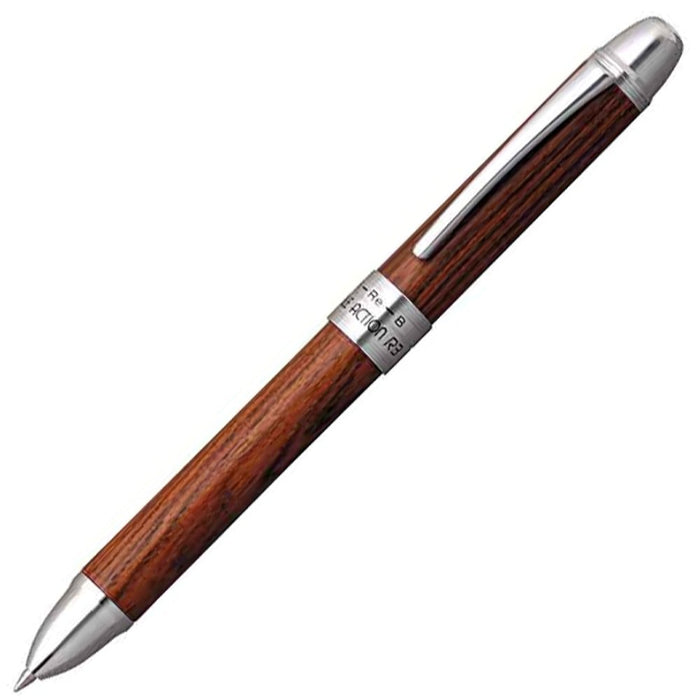 Platinum Brand Wooden Cordia Brown Multifunctional Fountain Pen Double Action Mwb-3000Rw#62