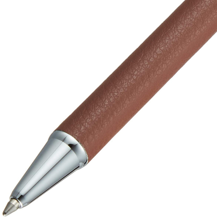 Platinum Fountain Pen Bsl-3400#62 - Genuine Cow Leather Camel - Oil-Based Ballpoint Pen