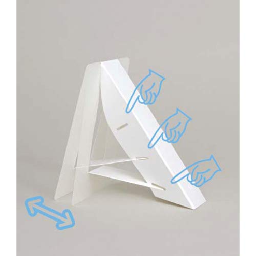 Platinum Fountain Pen Stand AS-500D - White Paper Holder for A4/B5/A5 - 10 Pieces