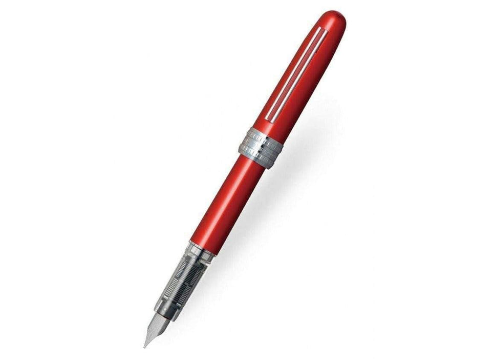 Platinum Plaisir Pgb-1000#70 Fountain Pen in Vibrant Red