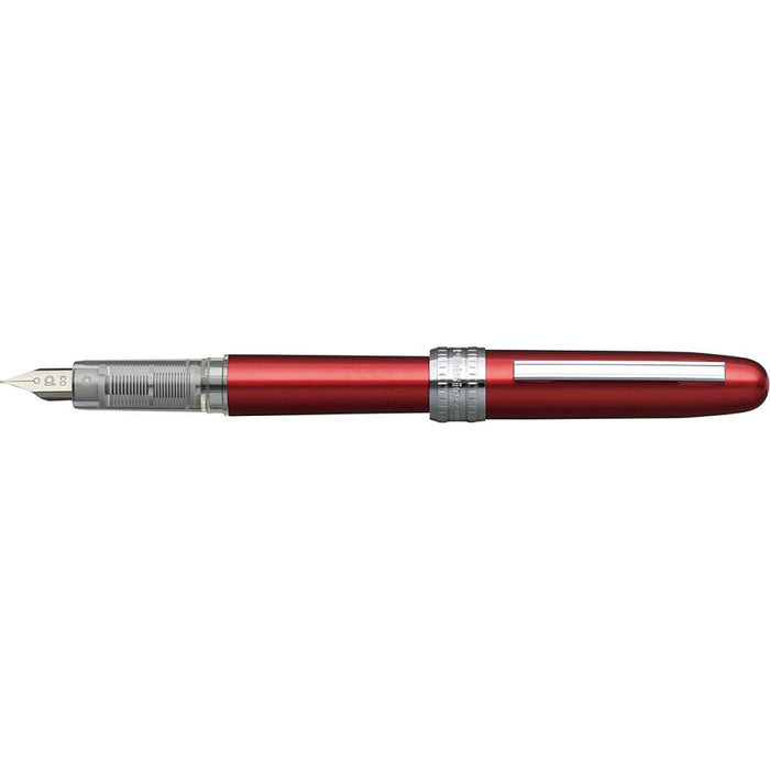 Platinum Plaisir Pgb-1000#70 Fountain Pen in Vibrant Red