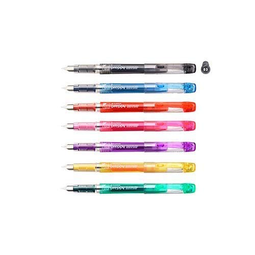 Platinum Preppy Fountain Pen Set 7 Colors Fine Point - Platinum Brand