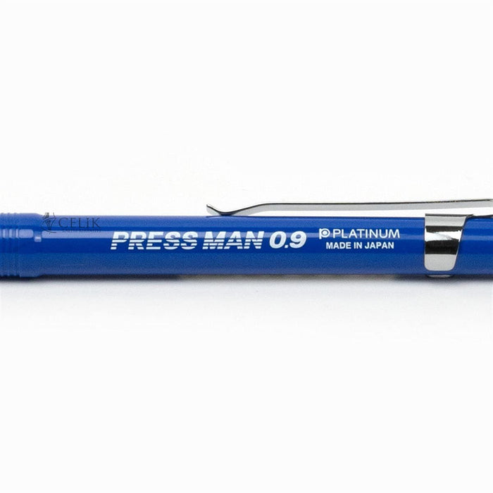 Platinum Fountain Pen Pressman Blue MPS-200#56 Mechanical Pencil