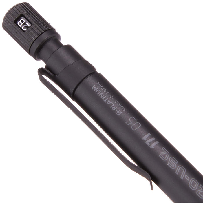 鉑金鋼筆專業用途 171 0.5 毫米鋒利啞光黑色 Msda-2500B