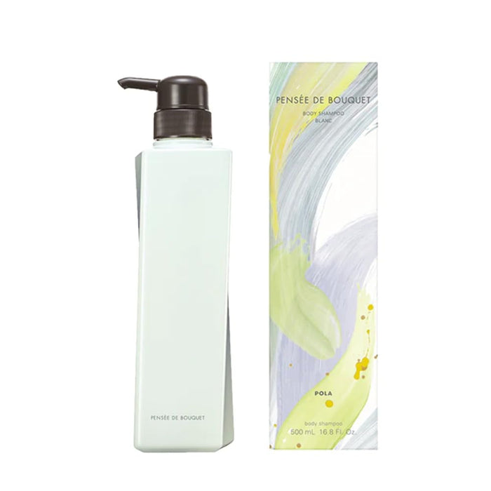 Pensee De Bouquet Pola Body Shampoo Blanc 500ml - Nourishing Body Wash