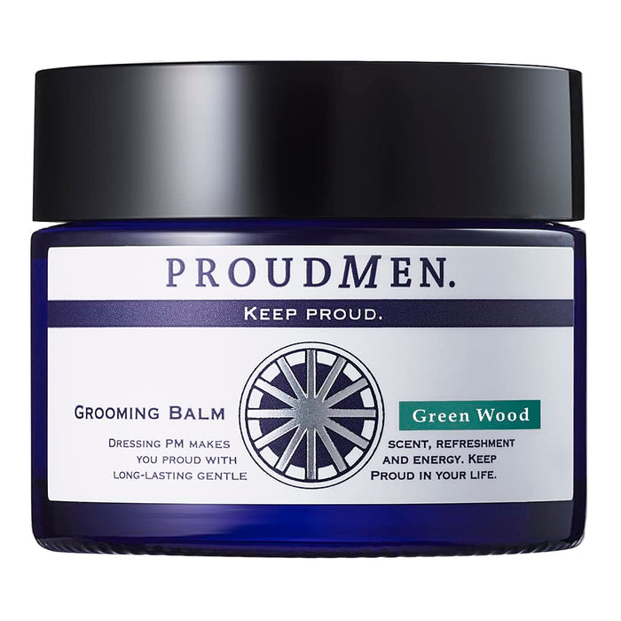 Proudmen. Green Wood Solid Perfume Grooming Balm for Men 40G