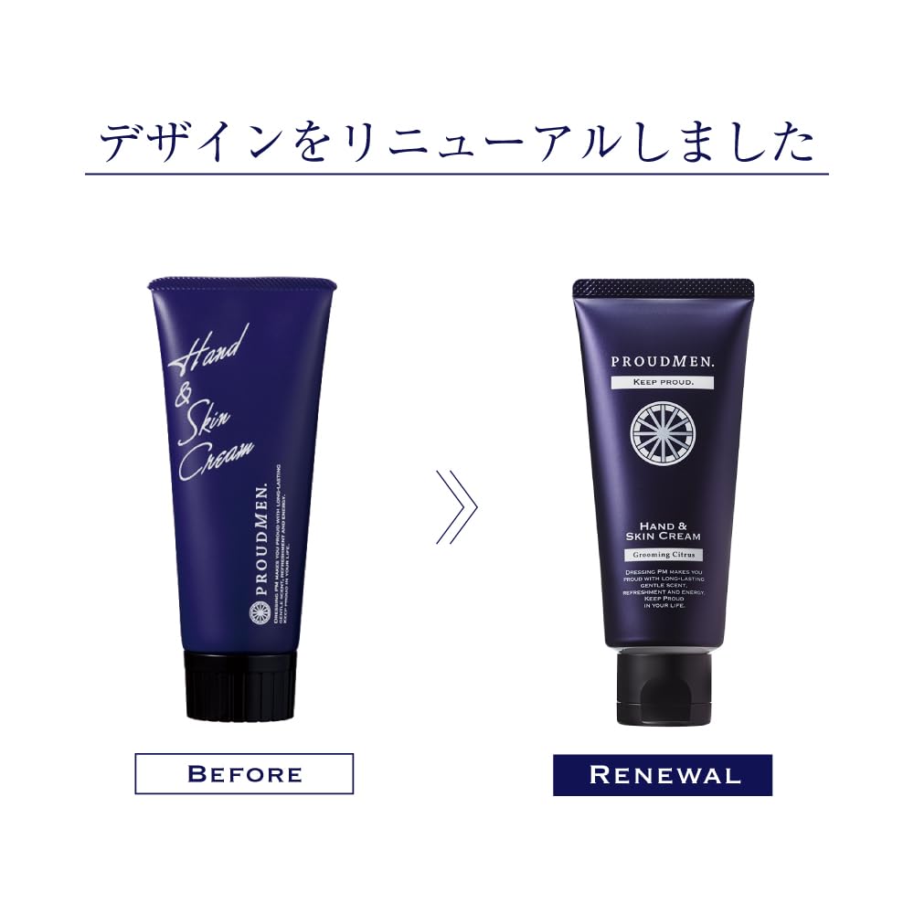 Proudmen. Hand Cream 60G - Grooming Citrus Scent for Soft Skin