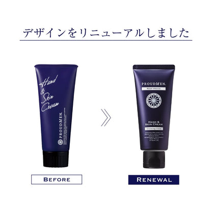 Proudmen. Hand Cream 60G - Grooming Citrus Scent for Soft Skin