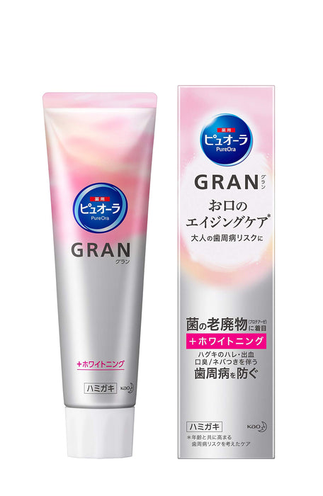 Pyuora Gran 美白牙膏 95G 预防牙周病 医药部外品