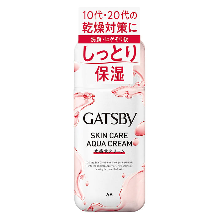 Gatsby Medicated Moisturizing Aqua Cream for Men Post-Shave Hydration