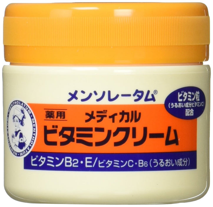 Rohto Mentholatum Hand Medical Vitamin Cream 145G - Soothes and Nourishes