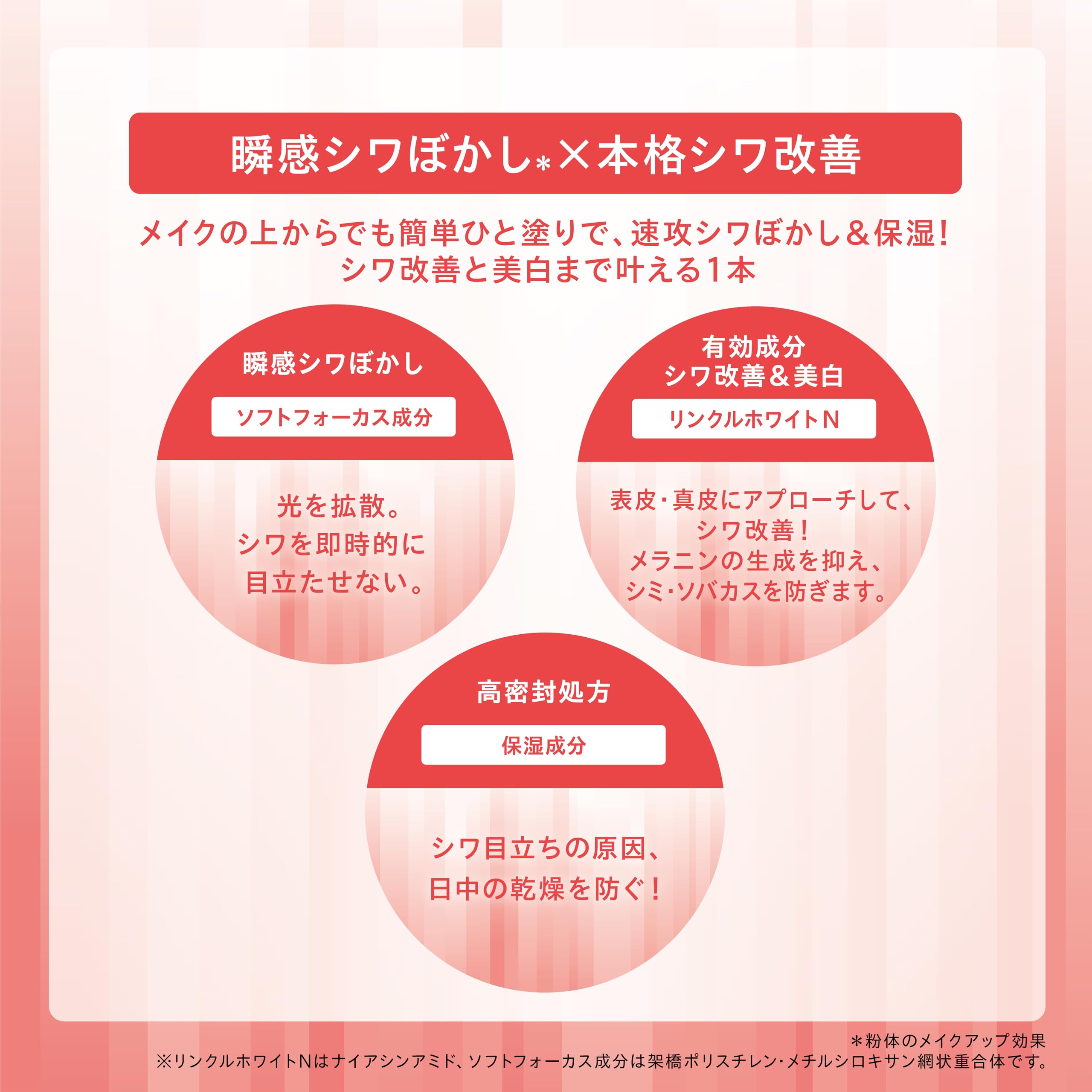 One By Kose Wrinkle Double Repair Stick 4G Serum with Astaxanthin & Collagen