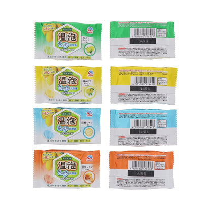 Onpo Warm Foam Bath Salts Refreshing Lemon 12 Tablets Carbonated Bath