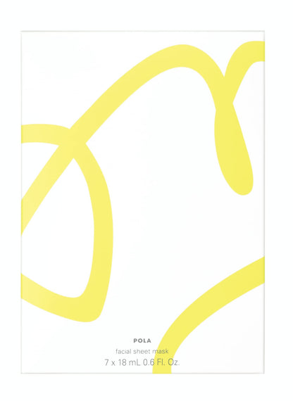 White Shot Pola Quasi-Drug Face Mask Qxs 18ml 7 Pack Hydrating Skincare