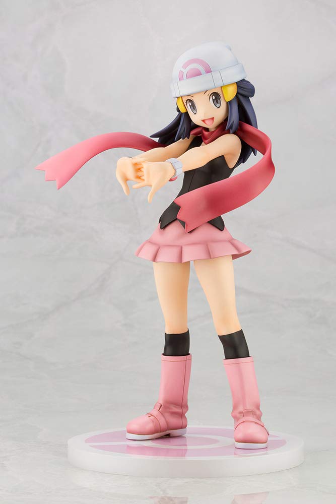 Kotobukiya Artfx J Pokemon Series Hikari with Piplup Painted Figure 1/