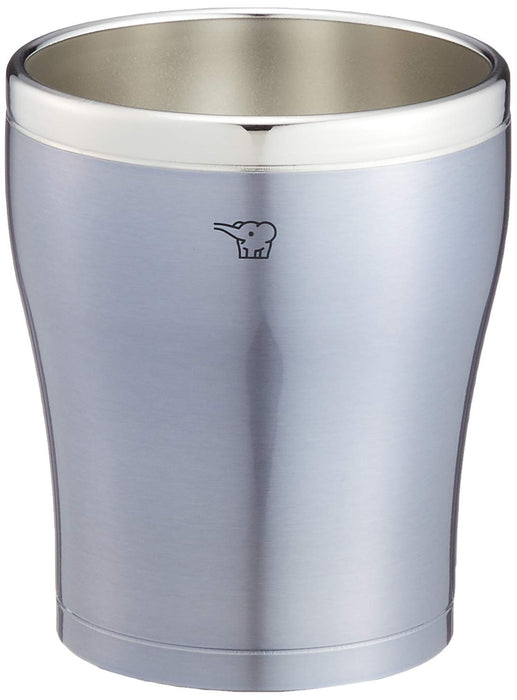 Zojirushi 300Ml Stainless Steel Tumbler Mug in Clear Blue Double Vacuum Insulation for Hot/Cold Water