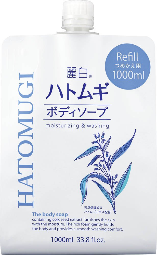Beautiful White Reihaku Job's Tears Body Soap Refill 1000Ml