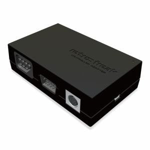 Cyber​​ Gadget Retro Freak 黑色限量版兼容游戏机和控制器适配器套装