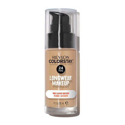 Revlon Colorstay Longwear Foundation 180 Sand Beige for All-day Wear