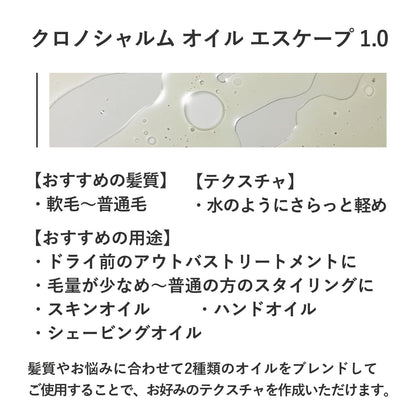 Chrono Charme Rino Oil Escape 1.0 50ml - Premium Skincare Solution