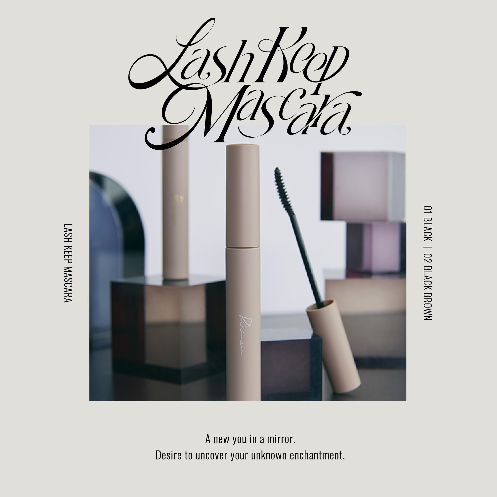 Ririmew Ririmu Lash Keep Mascara Black Brown by Rino Sashihara Cosmetics