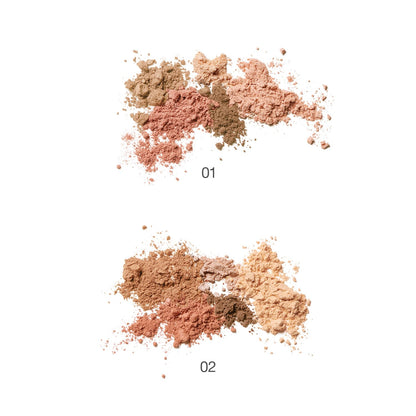 Rmk Shade & Glow Face Palette 01 Sierra Rhapsody with Highlighter & Blush