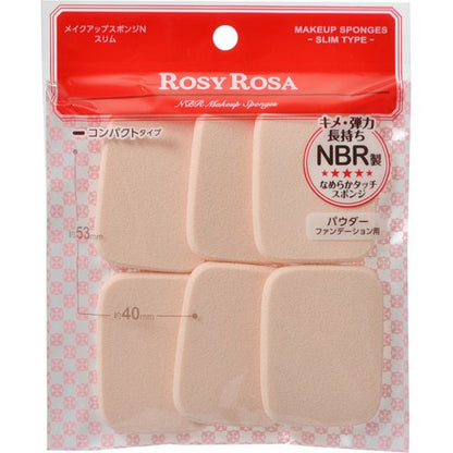 Rosie Rosa N Slim 6P Makeup Sponge Set - Flawless Application