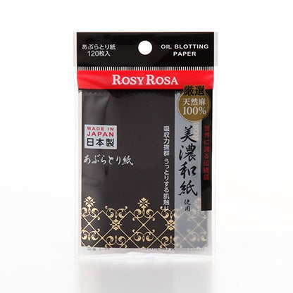 Rosie Rosa Mino Washi Natural Hemp Oil Blotting Paper 120 Sheets