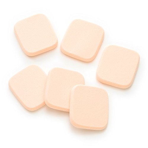 Rosie Rosa Moist Sponge 6-Pack Square L - High Quality Makeup Sponges