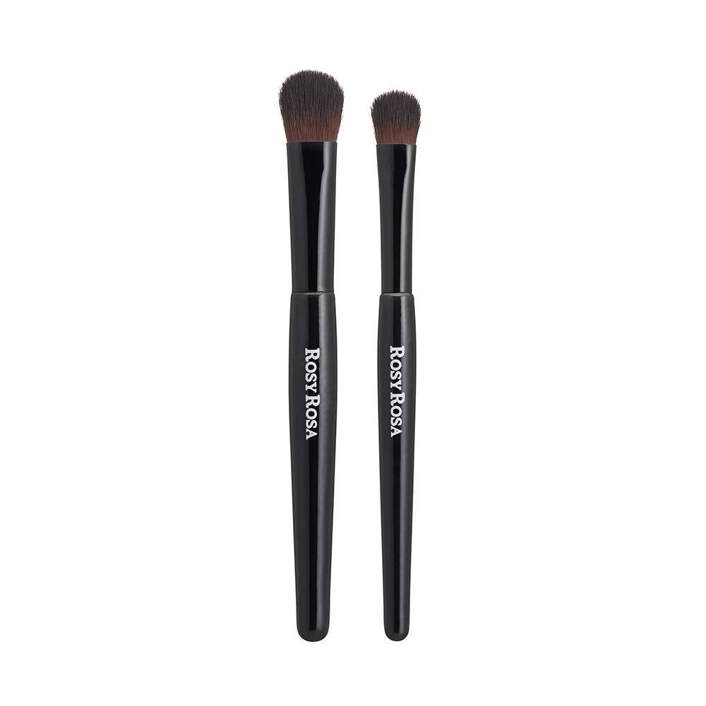 Rosie Rosa Oval Fiber Eyeshadow Brush Set - Black 1 Set