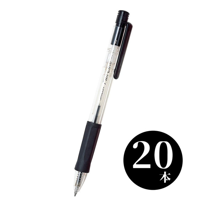 Sailor 鋼筆 Fairline 透明黑色原子筆 20 支裝型號 15-0811-000