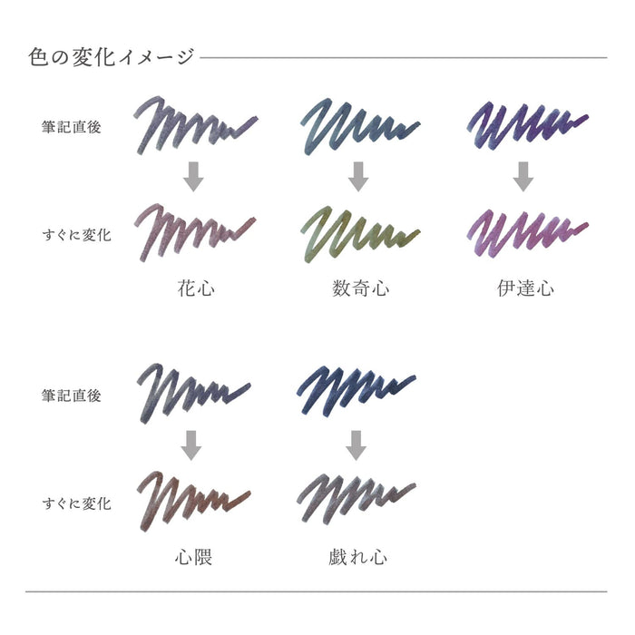 Sailor Fountain Pen Dategokoro Dye Shimmering 20Ml Bottle Ink 13-1530-203