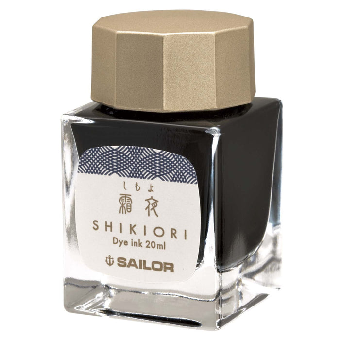 Sailor Fountain Pen Shikiori Moonlit Water Surface Ink Frost Night 13-1008-220 Model