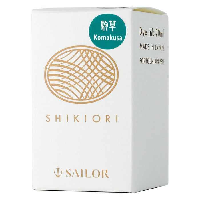 Sailor 钢笔 Shikiori Sansui Komagusa 20ml 瓶装墨水染料 13-1008-230