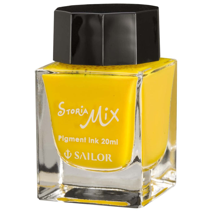 Sailor Fountain Pen with 20ml Yellow Storia Mix Pigment Ink 13-1503-270