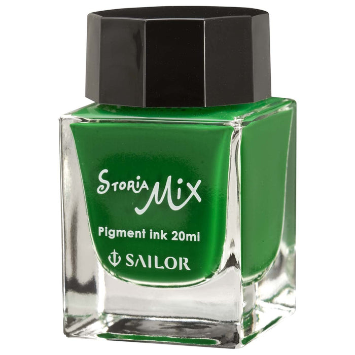 Sailor Fountain Pen Storia Mix Pigment 20ml Ink Bottle - Yellow Green 13-1503-267