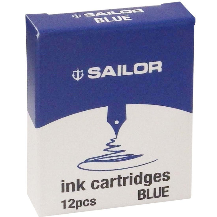 水手钢笔配柔和蓝色墨水盒 13-0404-140