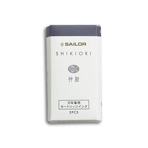 Sailor Fountain Pen Shikiori Cartridge Ink 3 Pieces - Chushu Edition
