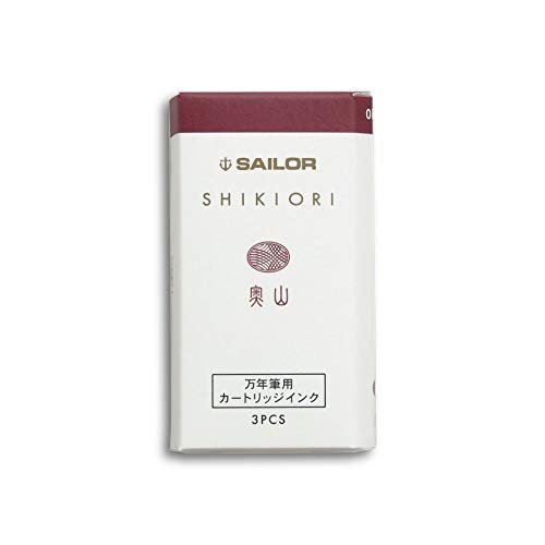 Sailor Fountain Pen Shikiori Okuyama Ink Cartridges 3-Piece Set