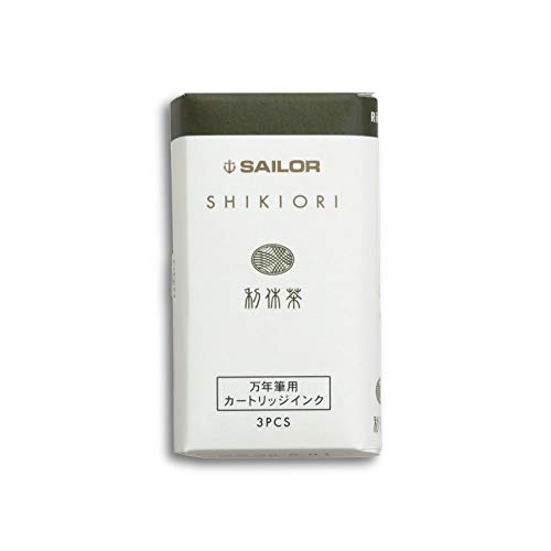 Sailor Fountain Pen Shikiori Rikyu Tea Ink Cartridge (3 Pieces)