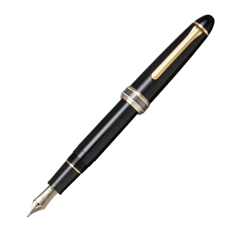 SAILOR セーラー万年筆 クロスミュージック 万年筆 21K セーラー万年筆 - ブラック GT 21K 大型 クロス ミュージック ロング