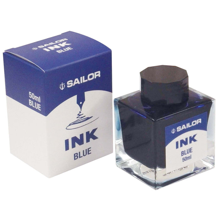 Sailor Fountain Pen with 50ml Dye Blue Bottle Ink Model 13-1007-240