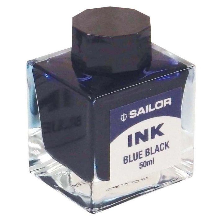 Sailor 钢笔蓝黑色染料瓶墨水 50 毫升 - 13-1007-244