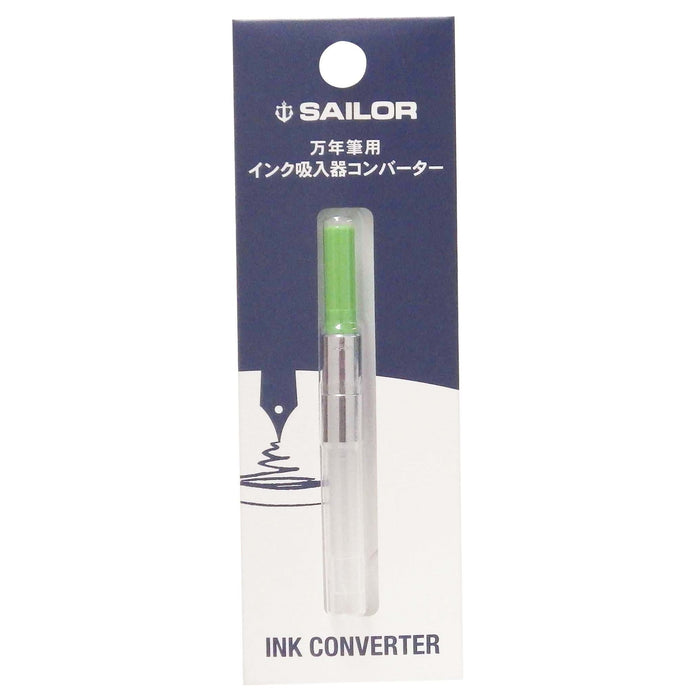 Sailor Fountain Pen with Ink Inhaler Converter in Yellow Green Model 14-0506-267
