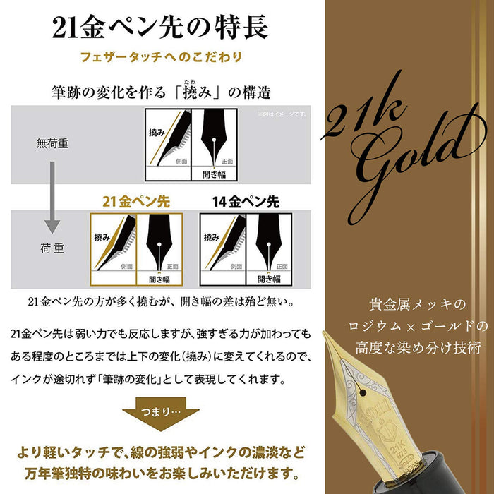 Sailor Fountain Pen King Profit St Black Bold Model 11-6001-620
