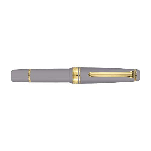 Sailor Professional Gear Slim Mini Fountain Pen Medium Fine Gold Ayur Gray 11-1503-321
