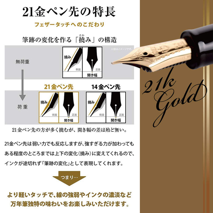 Sailor Fountain Pen Profit 21 Bold Black Ink Model 11-2021-620