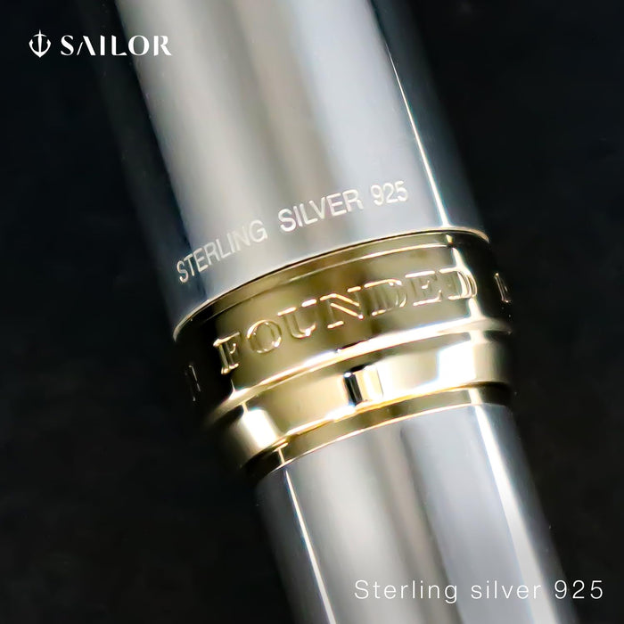 Sailor 钢笔 Profit 21 中号笔尖 925 纯银 型号 10-5027-420