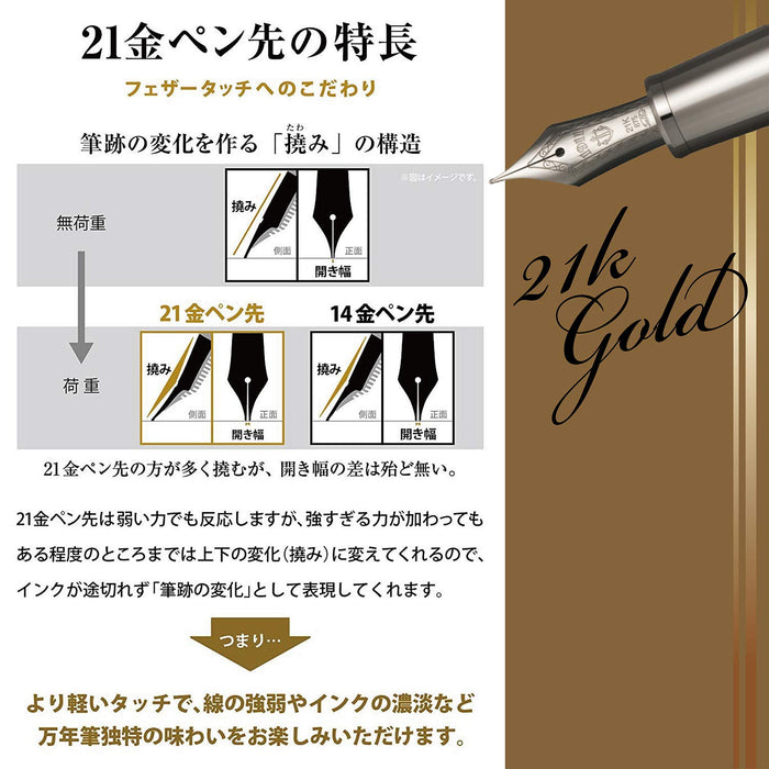 Sailor 钢笔利润黑色光泽细笔尖型号 11-3048-220
