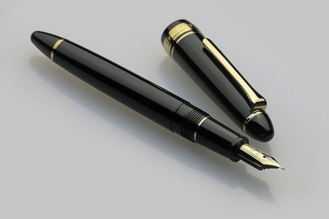 Sailor Fountain Pen Profit Casual with Fine Point Gold Trim Black - 11-0570-220